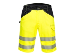 Bermudas De Alta Visibilidad Pw3 Para El Trabajo Naranja Negro / 32