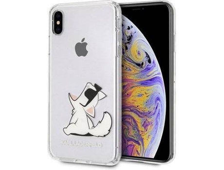 Carcasa iPhone Xs Max KARL LAGERFELD Transparente