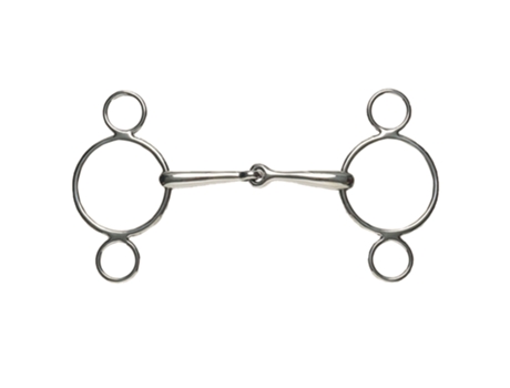Bocado de caballo de acero inoxidable de 2 anillas WEATHERBEETA Korsteel