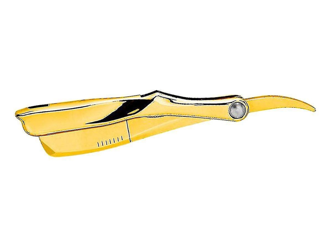 Hoja de afeitar Golden Classic, maquinilla de afeitar manual, plegable RNEMITERY