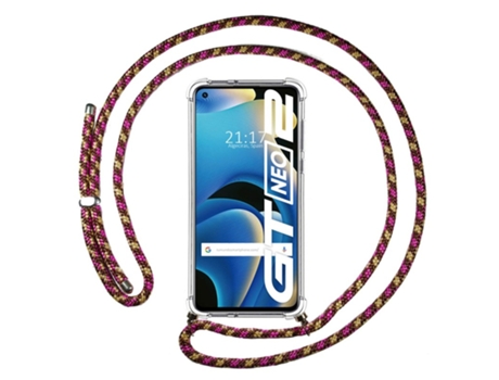 Carcasa Realme GT NEO 2 5G TUMUNDOSMARTPHONE Colgante Rosa