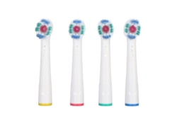 4 Cabezales De Repuesto Para Cepillo De Dientes Eléctrico Recargable Oral-b Braun, Cerdas Suaves, Compatibles