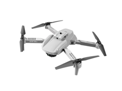 Mini dron K105 Max con cámara única 4K Evitación inteligente de obstáculos (3 baterías - Duración de la batería: 15 min - Gris) YIZHOOD