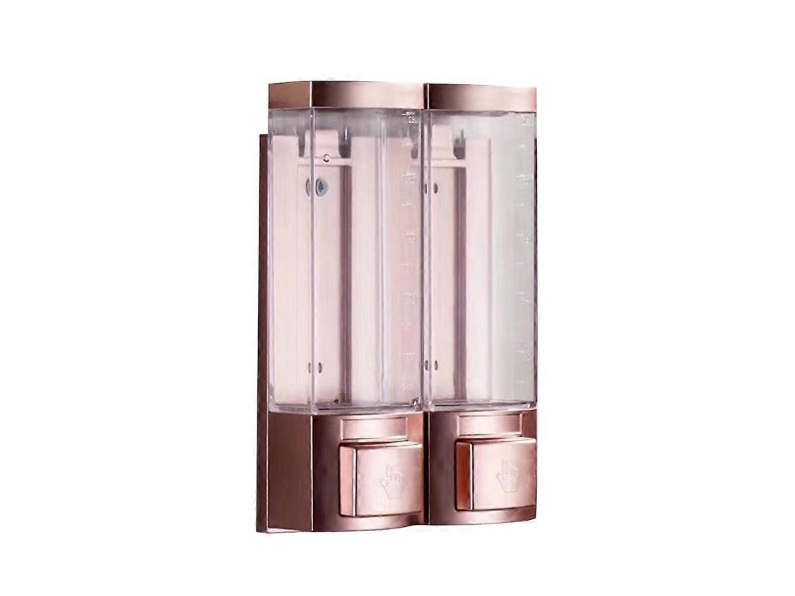 Dispensador de jabón manual de pared transparente de ABS para baño de hotel Rosewell