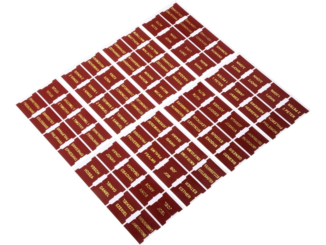 Pestañas Decorativas De Cuero Para Biblias, Pestañas De Índice Para Material De Estudio Bíblico