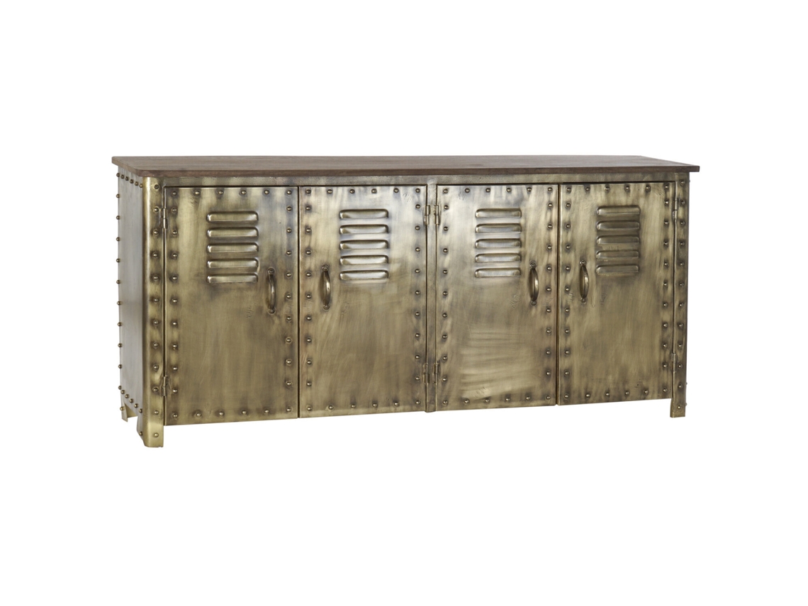 Aparador de metal dorado 152x35x69cm ALEXANDRA HOUSE LIVING