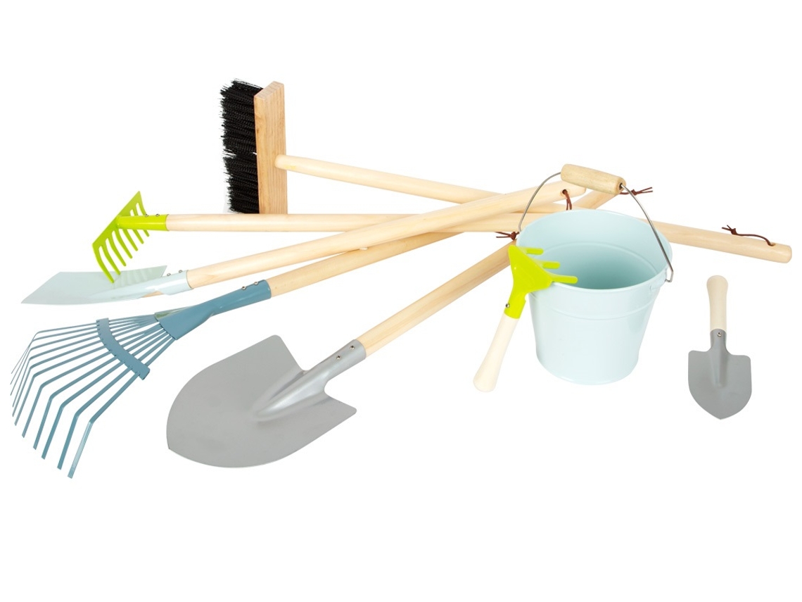 Jogo de Mesa SMALL FOOT COMPANY Large Gardening Tool Set (3 Anos)