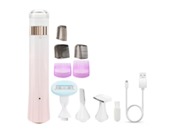 JILLIOPER Afeitadora Eléctrica Multifunción para Cabello, Cejas, Vello Facial y Zonas Íntimas, Afeitadora Corporal Completa