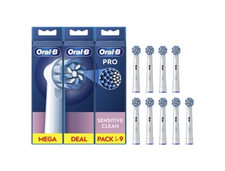 Recambio de Cepillo Eléctrico ORAL B SENSITIVE (9 uni)