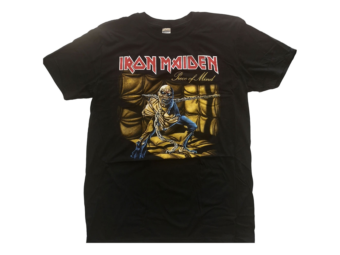 Camiseta ROCK OFF Iron Maiden - Piece Of Mind Negro (Talla: XXL)