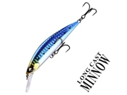 Lure De Pesca Minnow Flotante 11cm 29g Bait Duro Con Ojos 3d Y Anzuelos Dobles Para Agua Salada