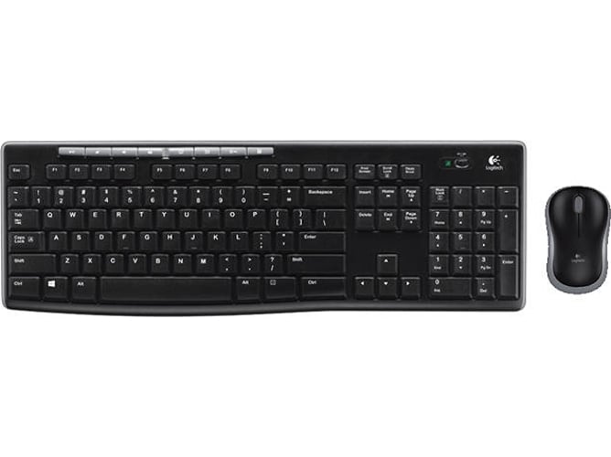 Teclado LOGITECH MK270 (Inalámbrico - Layout Húngaro - Teclado Numérico)