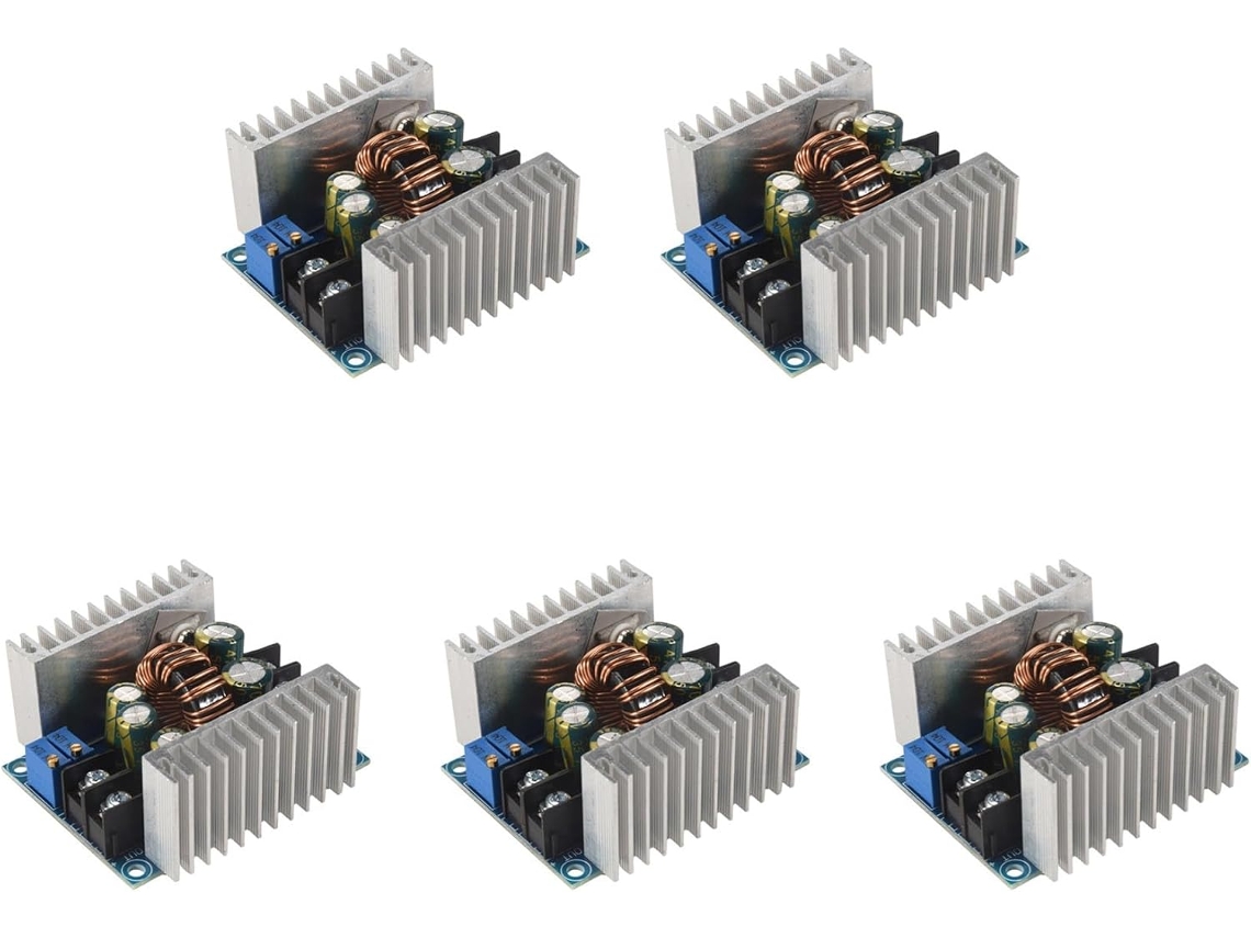 5 X 300w 20a Módulo De Cc Convertidor Reductor Ajustable Regulador De Voltaje De Corriente Constante