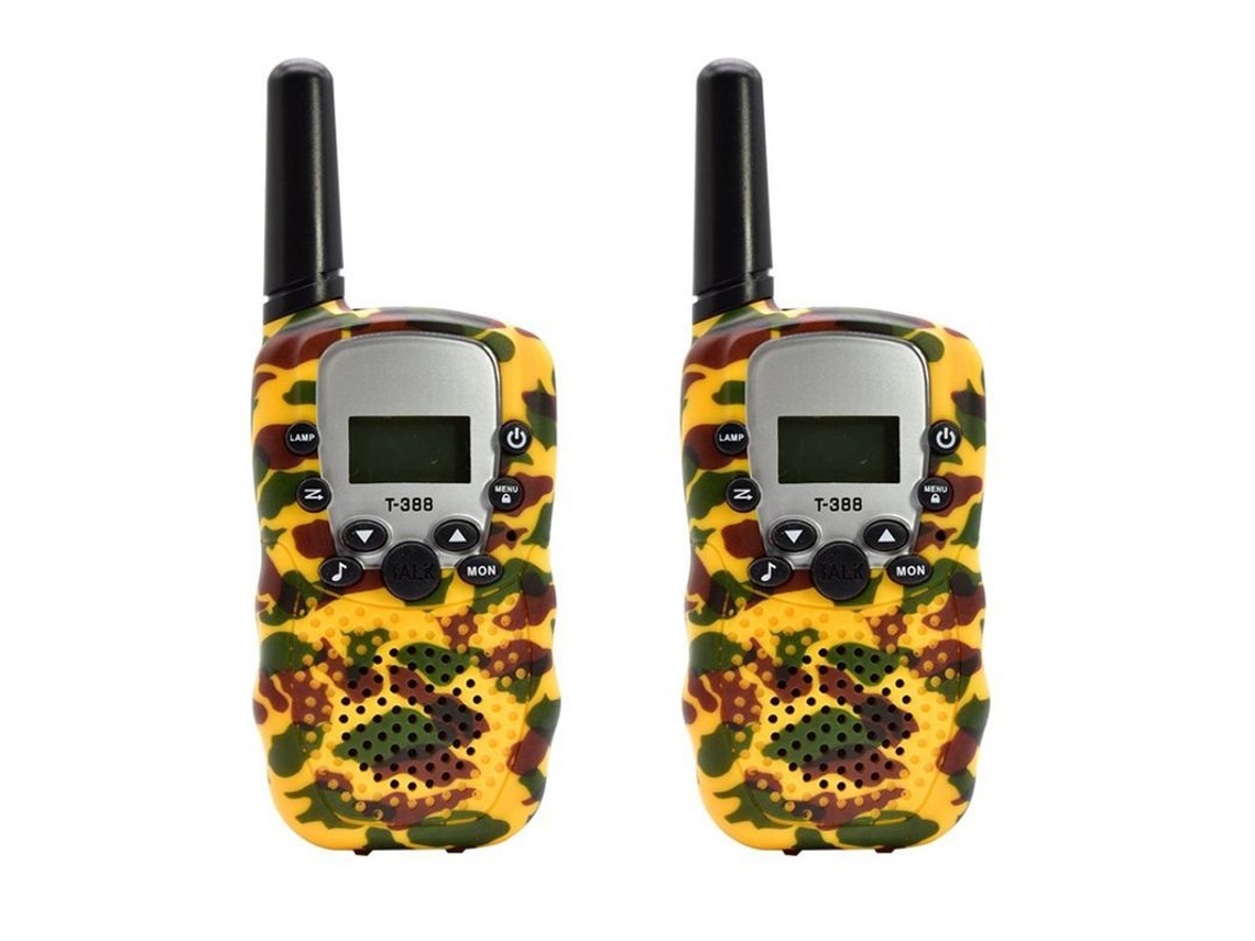 2 Radios Walkie-talkie Infantiles De Camuflaje, Alcance De 3 Km, Mini Transceptor De Juguete Con Linterna, Regalo Para Niño Y Niña.
