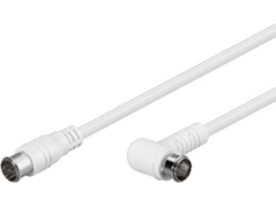 Cable de Antena GOOBAY (Coaxial - 2.5 m - Blanco)