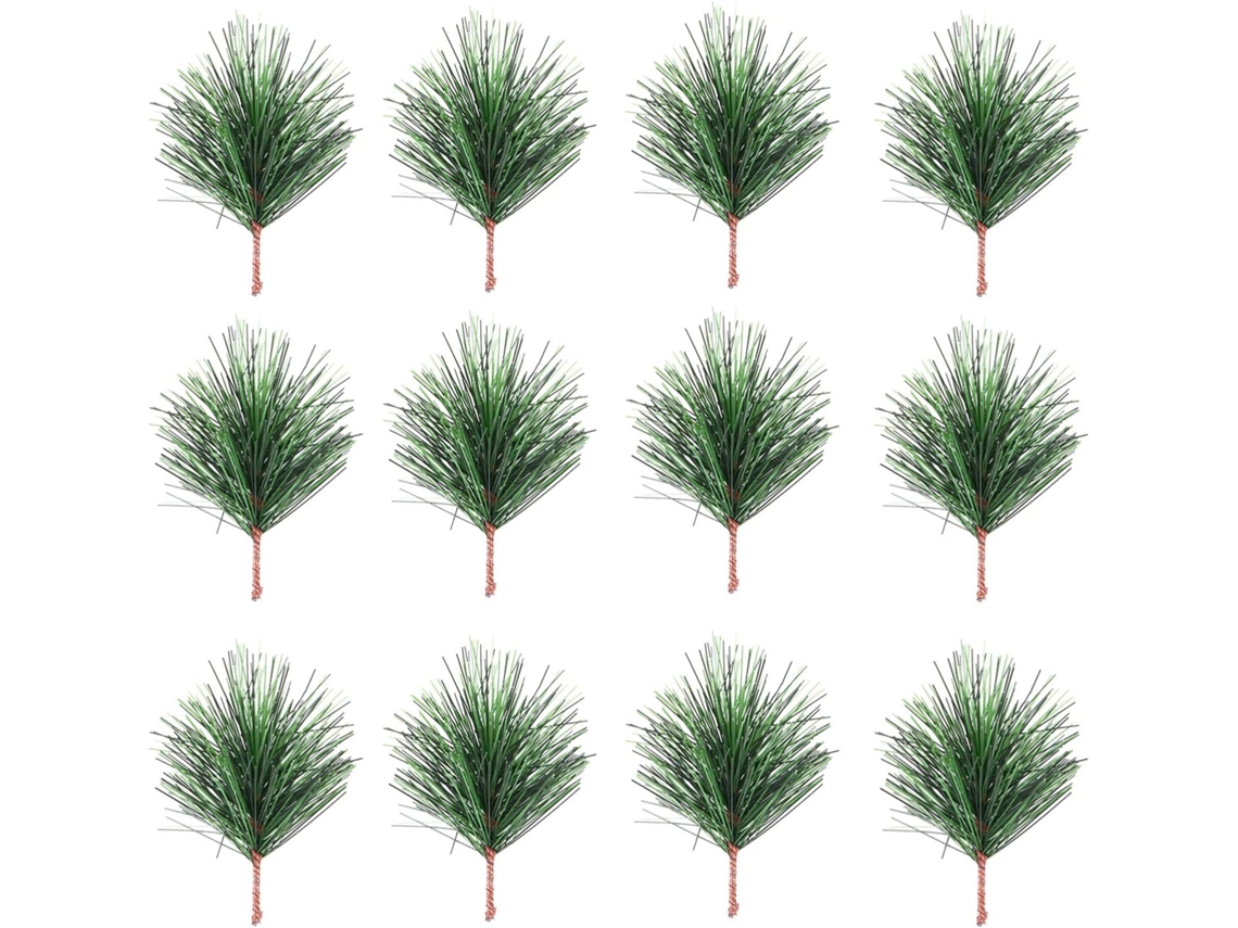 Palillos de pino hechos a mano, agujas de pino artificiales para encantadoras decoraciones navideñas, realzando adornos domésticos primitivos,