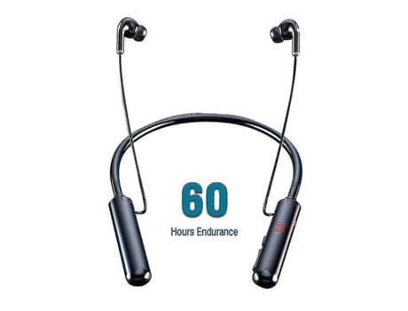 Auriculares Bluetooth inalámbrico con micrófono y negro