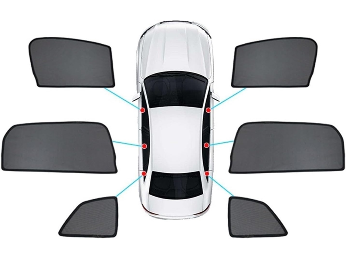 Parasoles Delanteros Y Traseros Para Coche Nio El7 2021 2022 2023 2024 (ventanas Delanteras)
