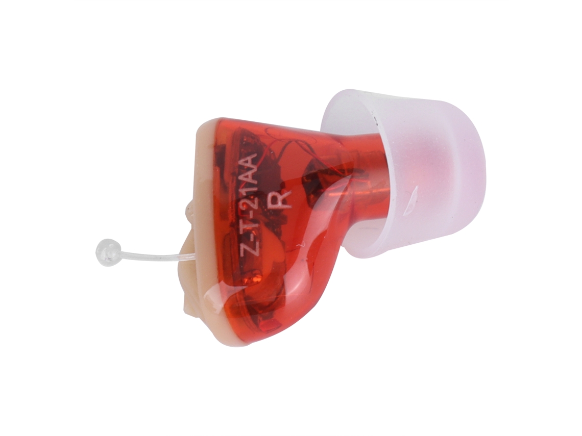 Audífonos Digitales An127 Para Oído Derecho, Color Rojo, Con Reducción De Ruido Y Amplificador Auditivo Discreto.