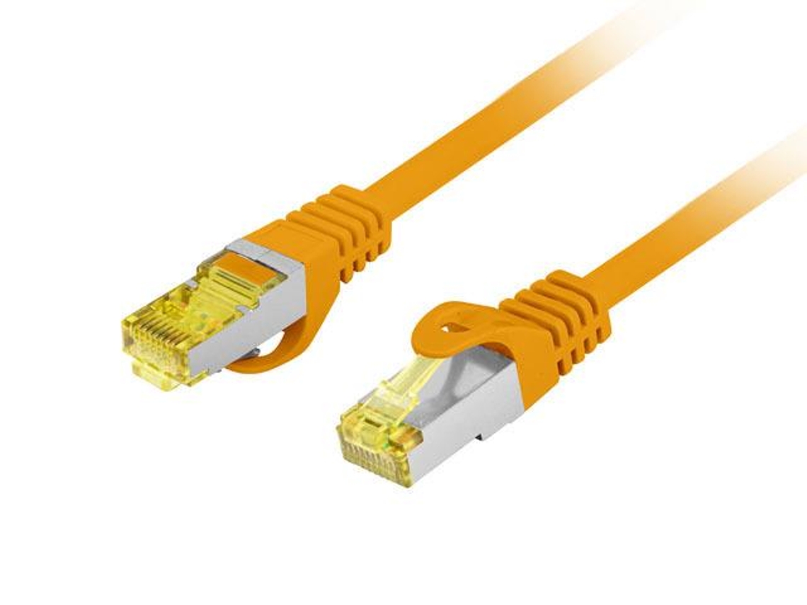Cable De Red Ethernet Lanberg Pcf6a-10cu-0200-o Cat.6a S/ftp Rj45 2 M Naranja