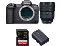 bKit Cámara CANON EOS R5 RF 28-70mm f/2L USM + SanDisk 64 GB + Batería (Full-Frame)