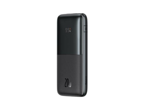 Batería externa con pantalla digital carga rápida cuu con cable usb-a a tipo-c 3a, 0,3m Bipow Pro BASEUS