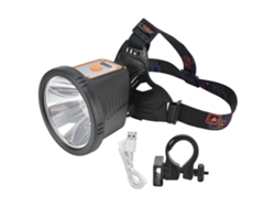 Linterna Frontal Led P50 De 2000 Lúmenes, Recargable Por Usb, Resistente Al Agua, Para Acampada Y Escalada.