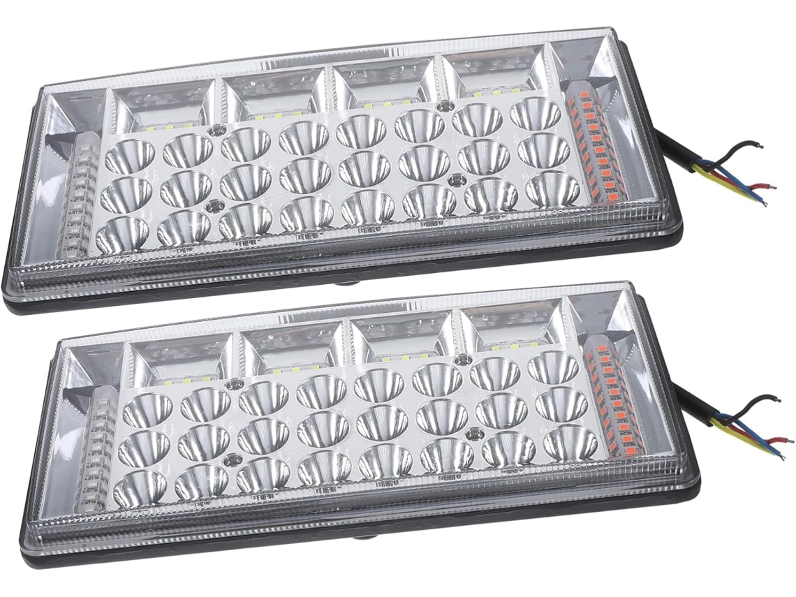 Faro Delantero Led De 2 Piezas Con Luz De Trabajo, Luces Diurnas, Lámpara De Conducción Multiusos Para Suv Con Disipación De Calor.