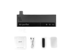 Purificador De Aire Y Difusor De Aromaterapia 2 En 1 Con Pantalla Digital, Modos Y Fácil Instalación Sin Taladros Para El Hogar, El Dormitorio Y Las Mascotas.