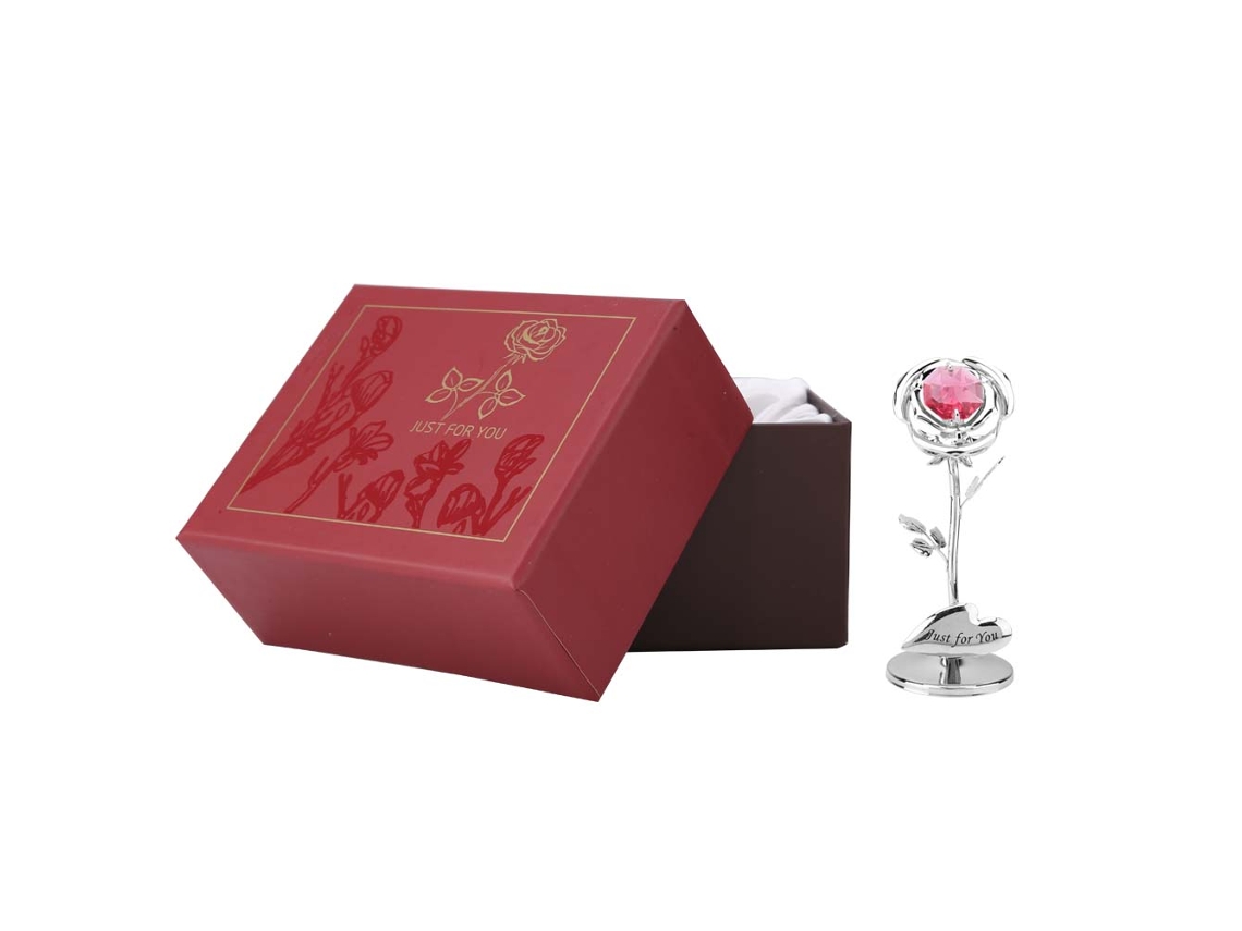 Regalo de metal Rosa Inmortal para novia, esposa o madre.