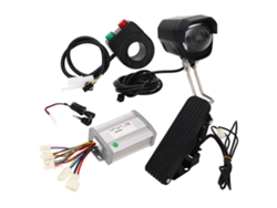 2026-kit Controlador Bicicleta Eléctrica 36v 800w Con Acelerador Pedal Y Luz Delantera Para Modificación
