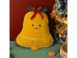 (almofada De Natal Com Sino 45cm) Almofada, Brinquedo De Pelúcia, Almofada Para Sofá
