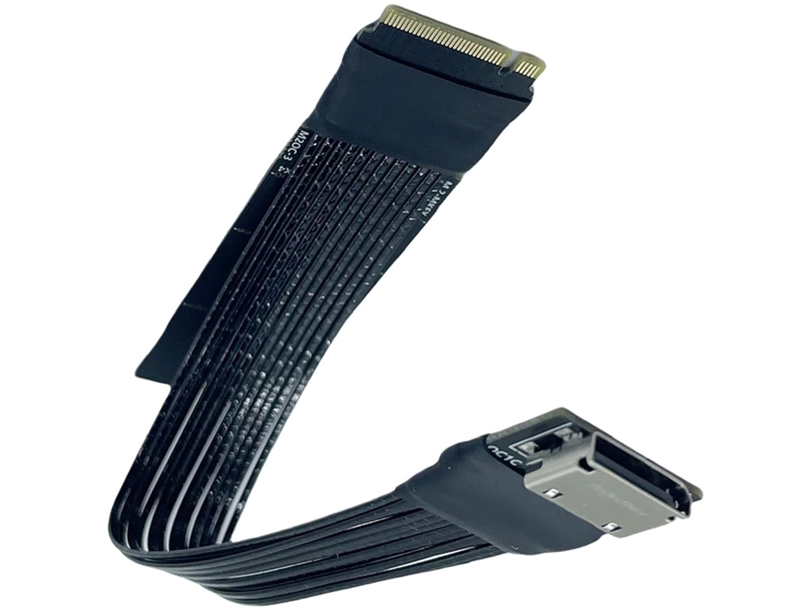 Cable De Extensión Oculink Nvme A Sff-8611 4i De 64 Gbps Pcie4 4x, Adaptador Sff-8612 Gen4