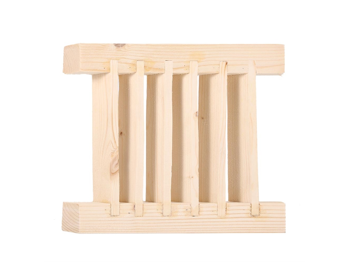 Juego de rejillas de ventilación para sauna de 22,5 cm, material natural.