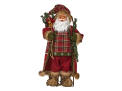 Estatuilla De Pie De Papá Noel, Adornos Del Padre De 45cm