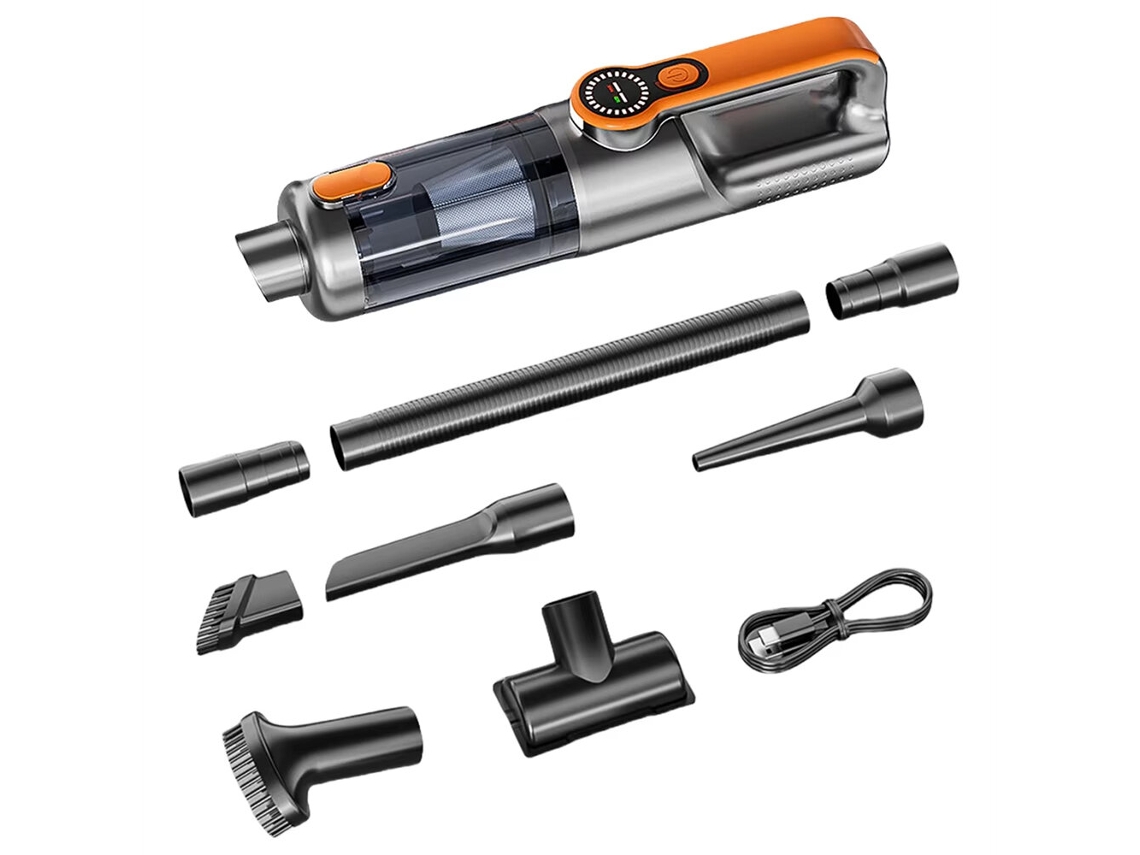Aspiradora de mano Black-suitu St-126plus de alta potencia con succión de 18000 Pa, batería de 6000 mAh, recargable, inalámbrica, miniaspiradora con pantalla