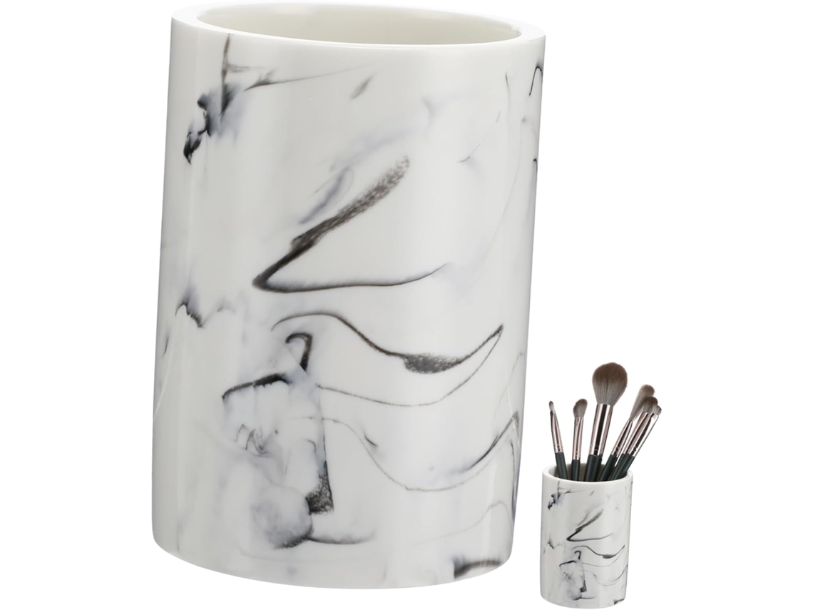 Taza De Mármol Para Uso Diario, Vaso De Baño De Mármol Para Gárgaras Y Lavado.