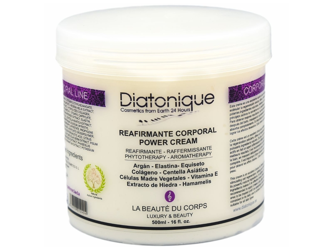 Crema Reafirmante Reductora Corporal Mas Plus Diatonique 500 Ml - Antiflacidez