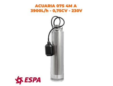 Bomba de agua sumergible ESPA - Modelo ACUARIA 07S-4M A