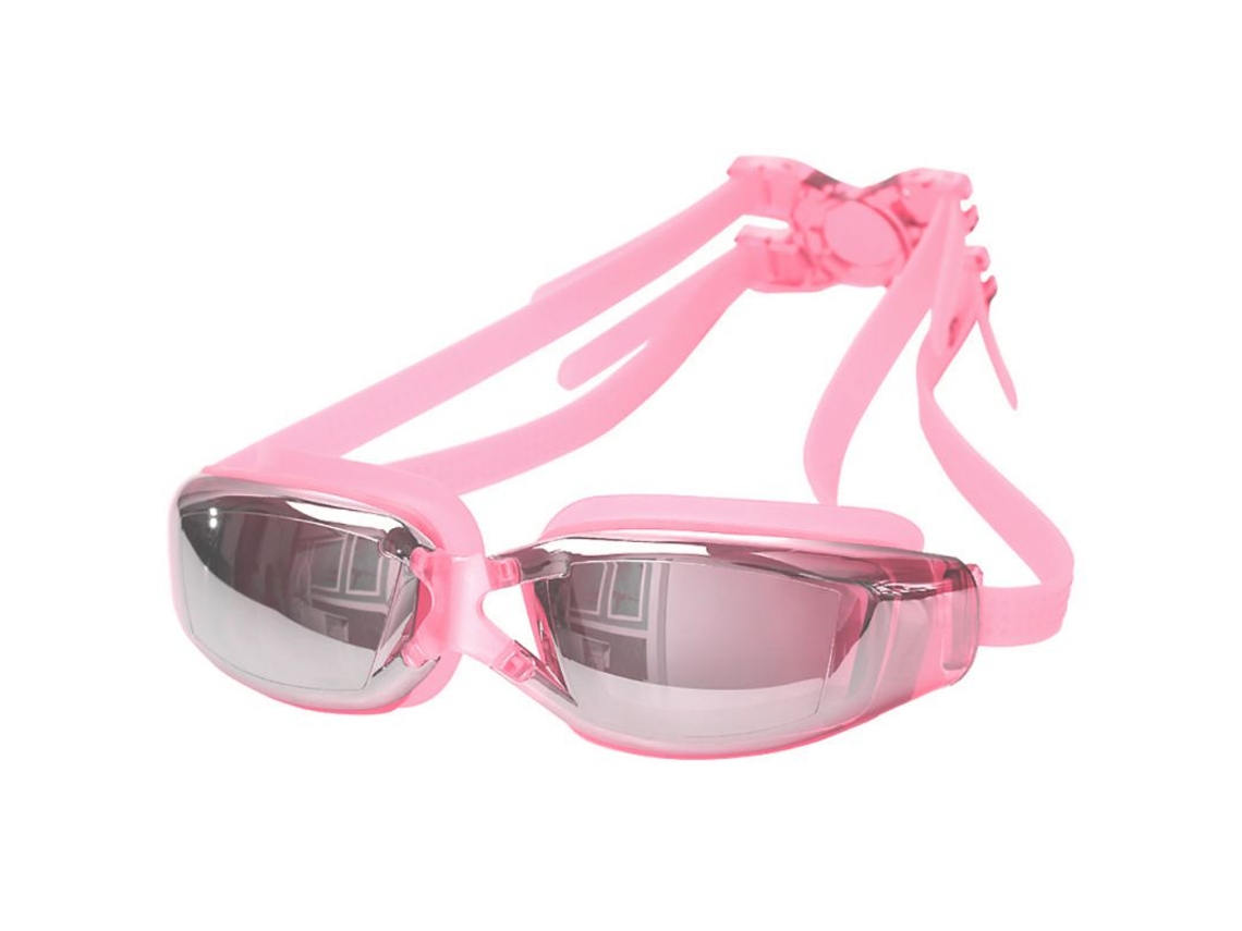 Óculos de Natación de Protección Anti-Neblina VENIYSMLIS Rosa