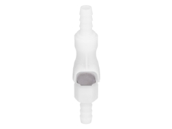 Conector Rápido De Plástico Apto Para Uso Alimentario, De 1/4 De Pulgada, Para Cerveza Con Válvula De Retención, 120 Psi.