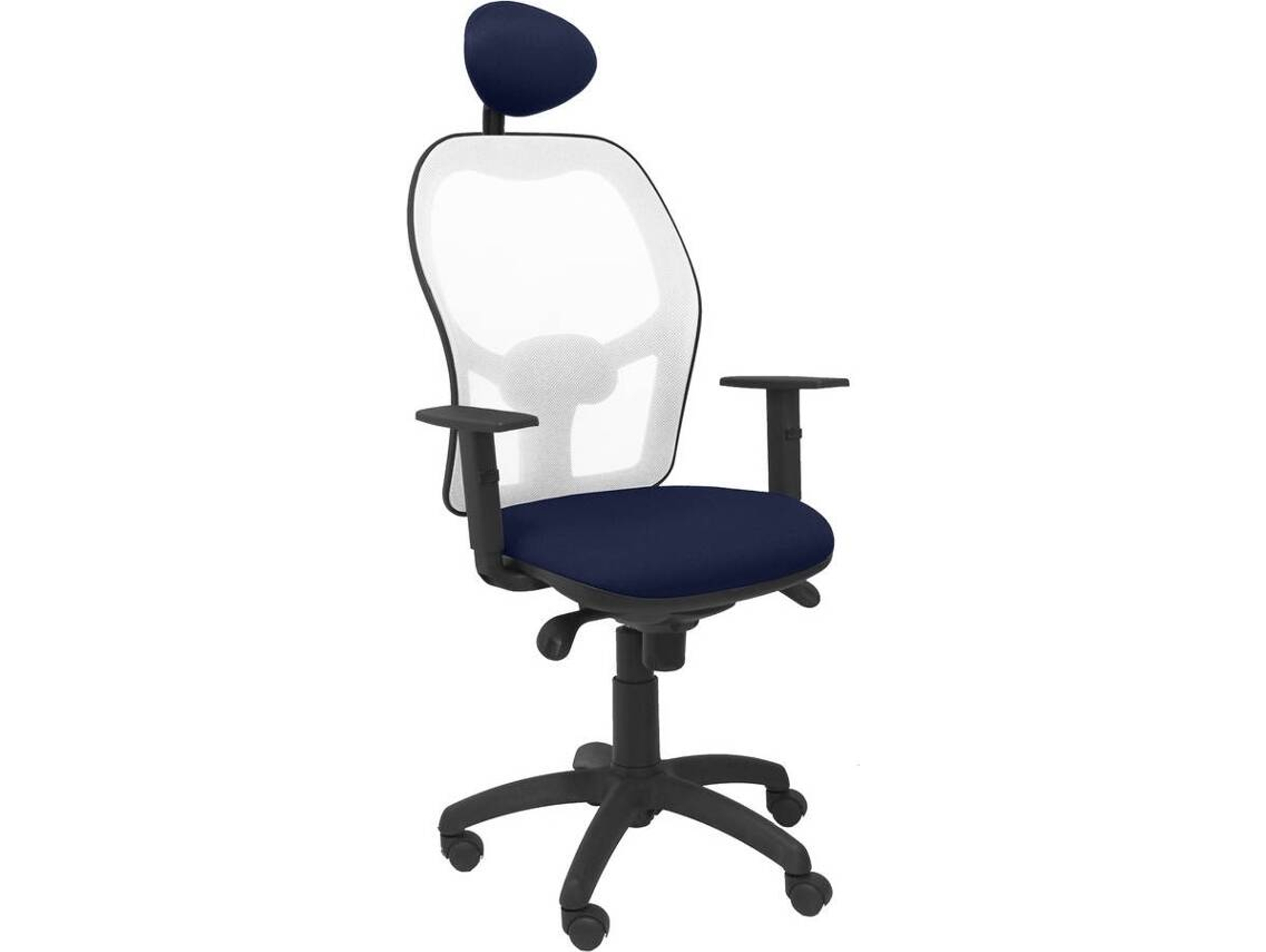 Silla de Escritorio Operativa PYC Jorquera C Azul B (Brazos Ajustables - Malla)