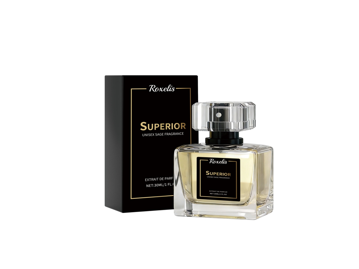 Perfume de textura fragante con salvia