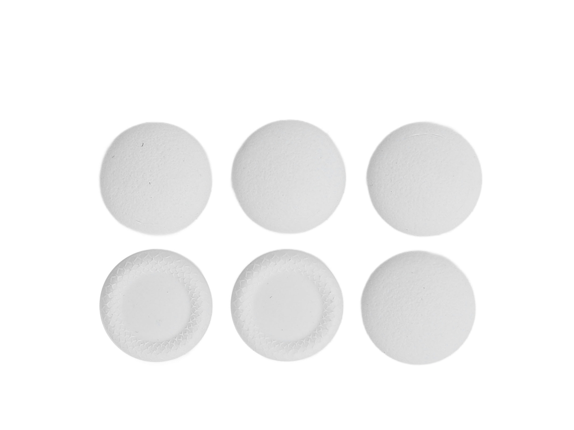 Kit De Capas Para Thumbstick Do Controle Edge 6 Em 1 Acessórios De Grip De Alto Desempenho Branco
