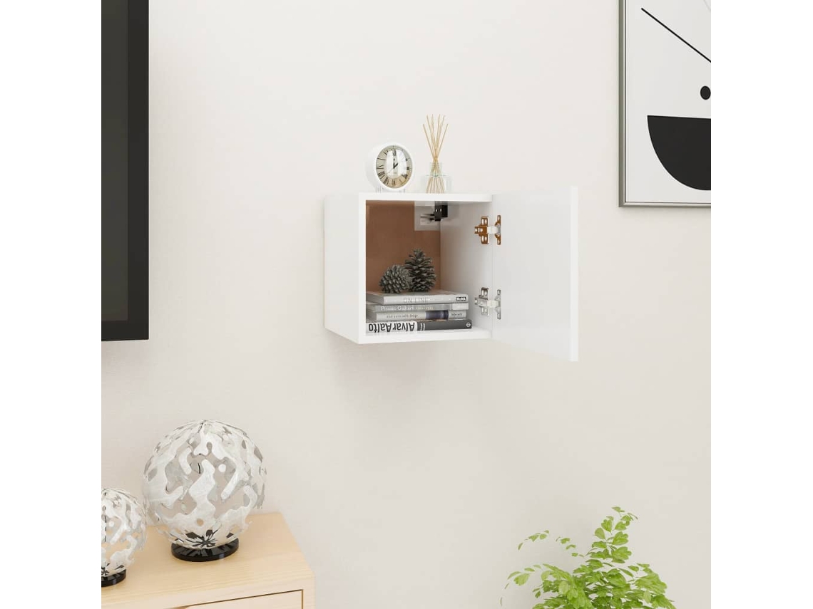 Pack de Muebles de Armario Tv 30,5X30X30 Cm Blanco
