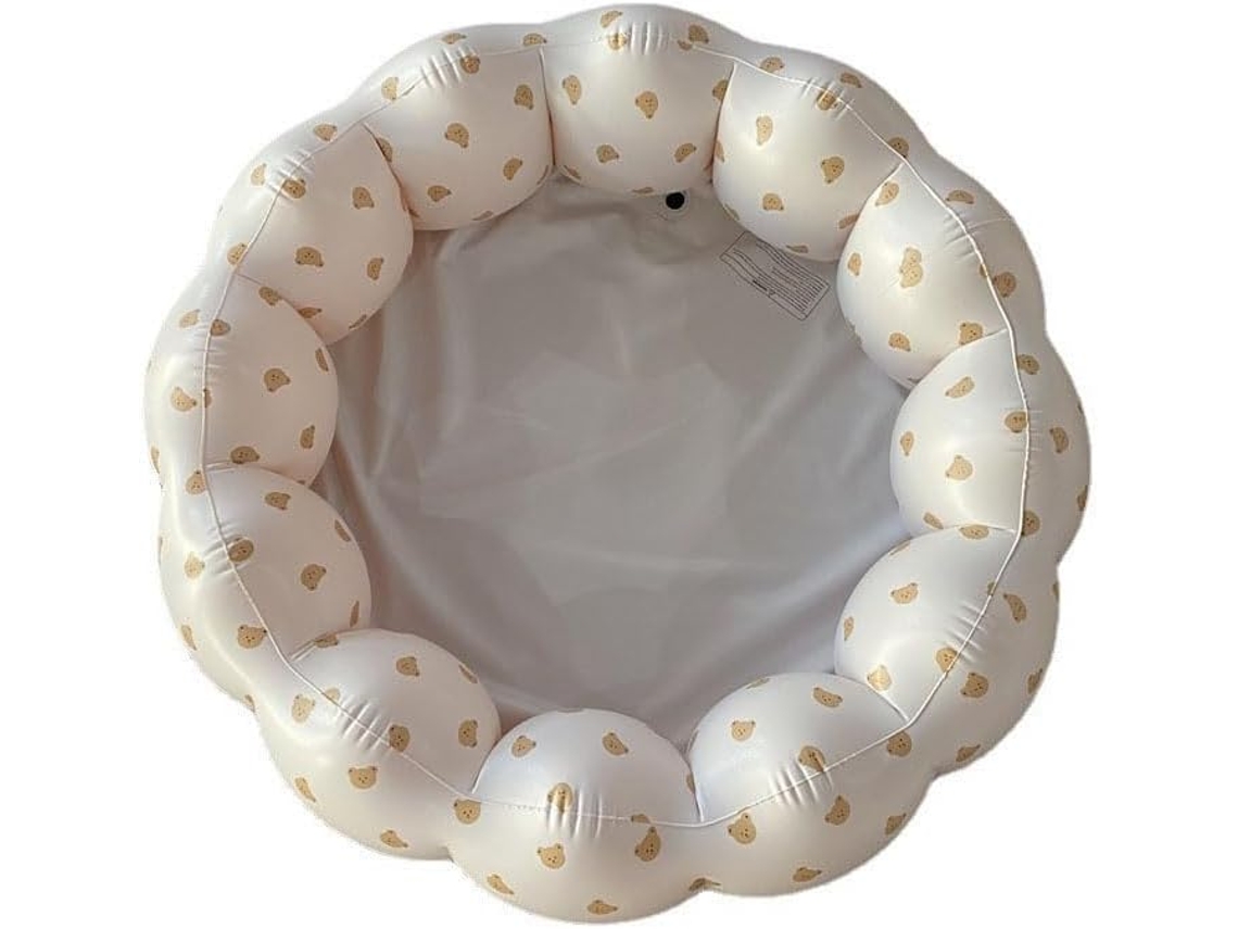 Piscina Inflable, Forma Plegable Portátil Niños, 90x25cm/35,4x9,8in