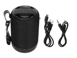 Altavoz Bluetooth portátil impermeable con sonido estéreo para uso en exteriores, negro, Chaberlu