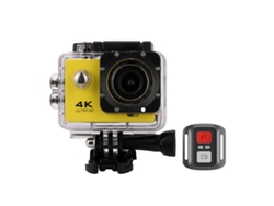 Câmera De Ação Panoona 4k, À Prova D'água, Com Função De Controle Remoto Via Wi-fi Amarelo