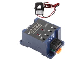 Amperímetro Digital Ac Szc06 Rango 0.3-50a Alarma Retardo Relé Detect Ac110- Suministros Industriales