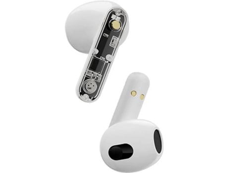 Auriculares Bluetooth True Wireless STREETZ T150 (In Ear - Micrófono - Blanco)